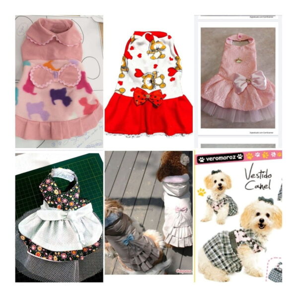 100 Moldes Pdf Pet Gato Cachorro Modelos De Vestidos Casacos