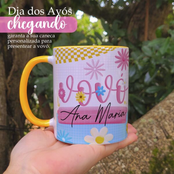 20 Estampas Caneca Vovô e Vovó Kit Digital Dia dos Avós Png