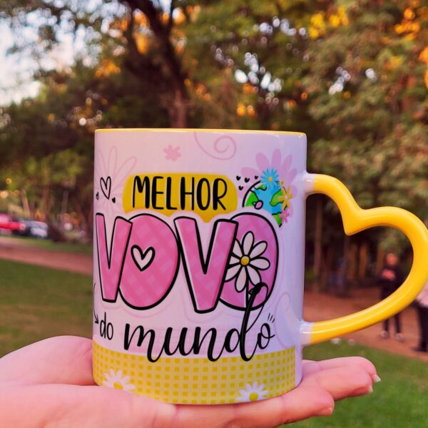 20 Estampas Caneca Vovô e Vovó Kit Digital Dia dos Avós Png
