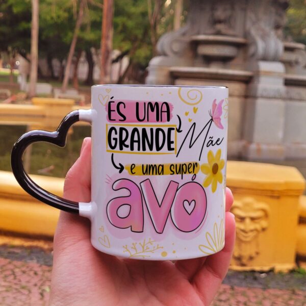 20 Estampas Caneca Vovô e Vovó Kit Digital Dia dos Avós Png