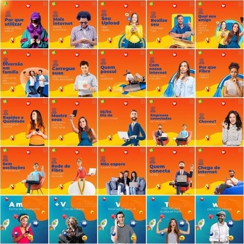 200 Artes Prontas Modelos Canva Editável Instagram Facebook