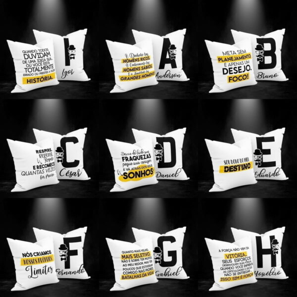 26 Arte Caneca Alfabeto Homem Frases Motivacionais Corel Cdr