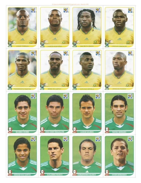 Arquivo Digital Figurinhas Copa Do Mundo 2010 África Do Sul - Imagem 10