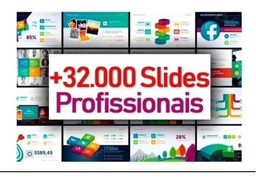 +32.000 Slides Editáveis + Mockups Power Point Apresentações