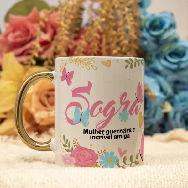 Pacote de Artes Canecas Mães Floral - Png - Imagem 9