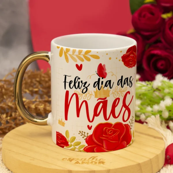 Pacote de Artes Canecas Mães Floral - Png - Imagem 7