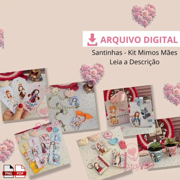 Papelaria Digital - Santinhas Maternidade - Imagem 2
