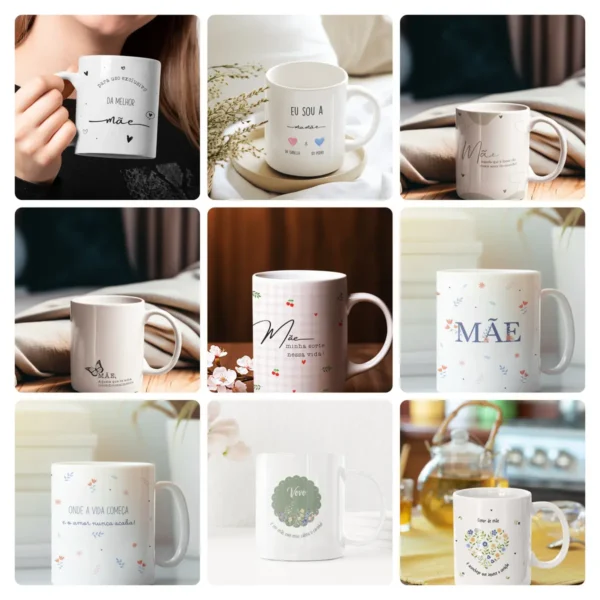 Crie Canecas Personalizadas para Mães com Artes Profissionais - Imagem 2