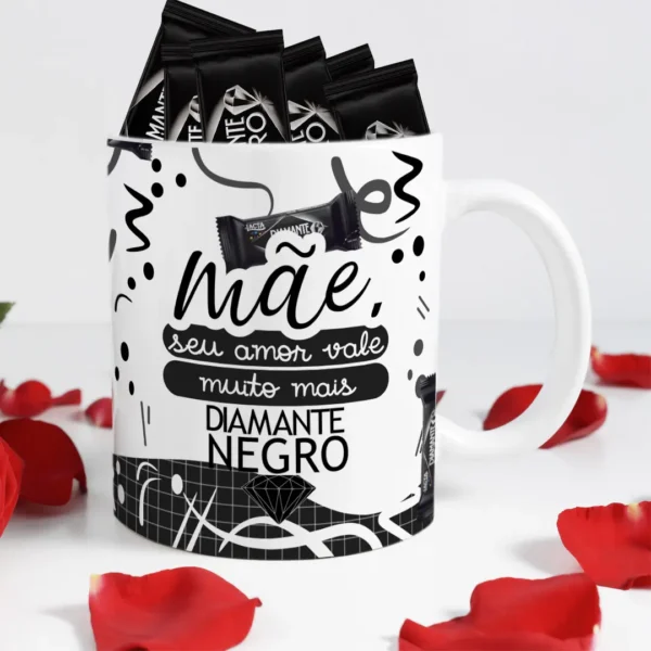 Dia das Mães: Artes Editáveis para Canecas com Tema Chocolate - Imagem 4