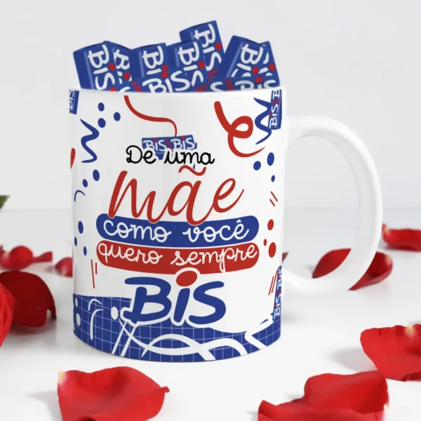 Dia das Mães: Artes Editáveis para Canecas com Tema Chocolate - Imagem 10