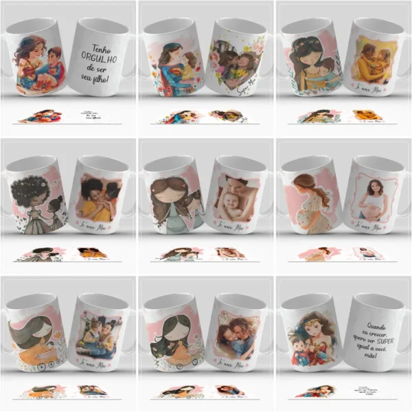 Transforme Canecas em Presentes: 40 Designs para o Dia das Mães - Imagem 2