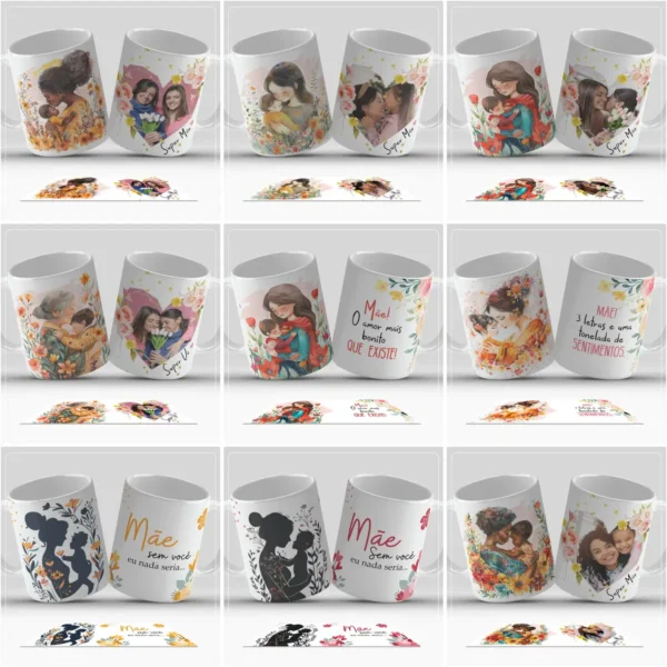 Transforme Canecas em Presentes: 40 Designs para o Dia das Mães - Imagem 3
