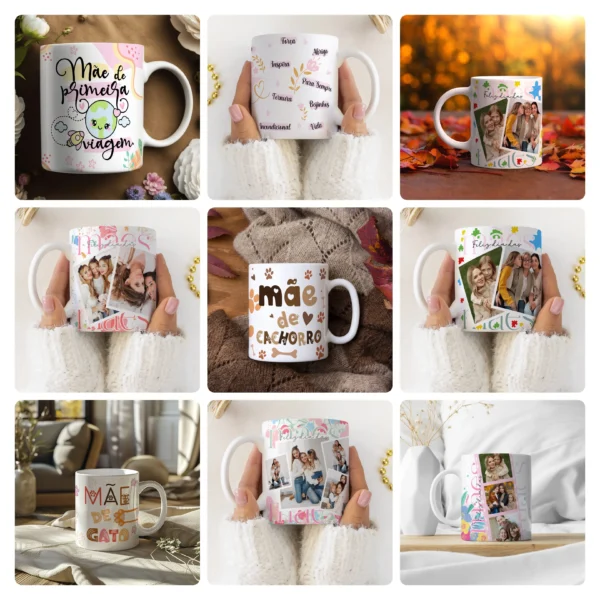 Coleção Exclusiva Dia das Mães - Artes para Canecas - Imagem 2