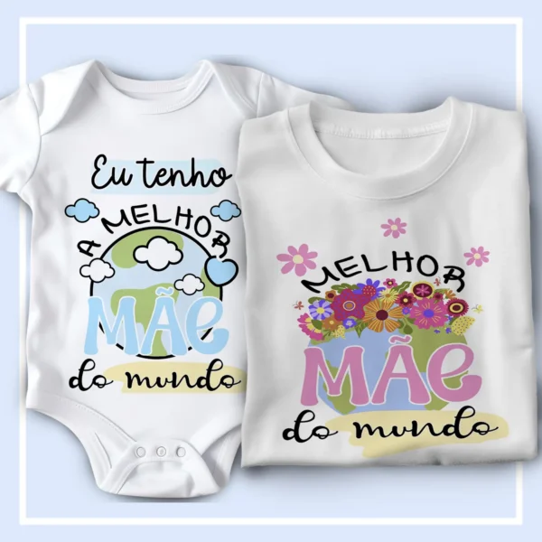 Personalize Body de Bebê para o Dia das Mães - Kit Digital - Imagem 2