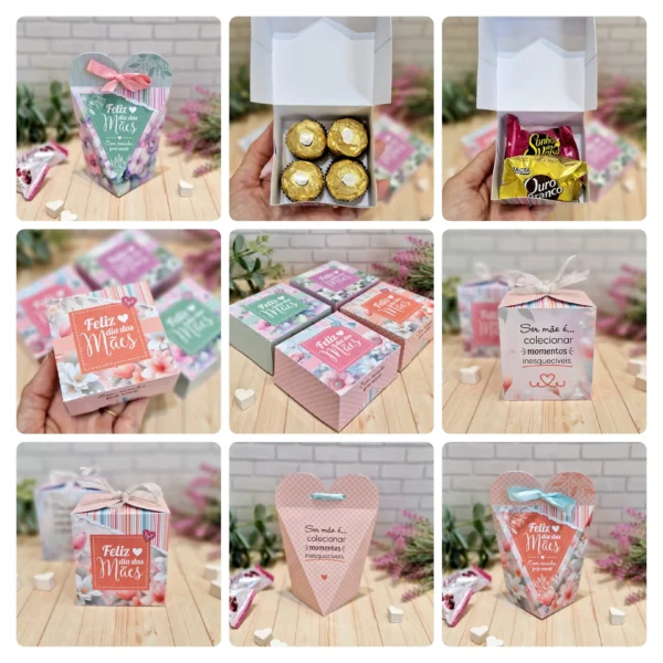Presentes Personalizados Dia das Mães - Arquivos de Corte PDF - Imagem 2