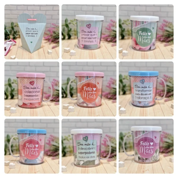 Presentes Personalizados Dia das Mães - Arquivos de Corte PDF - Imagem 3