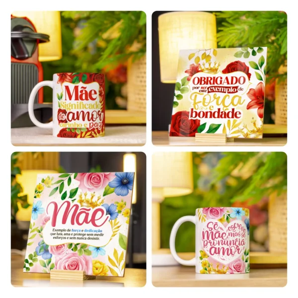 Kit de Designs para Caneca Dia das Mães - Edição Limitada em JPG - Imagem 2