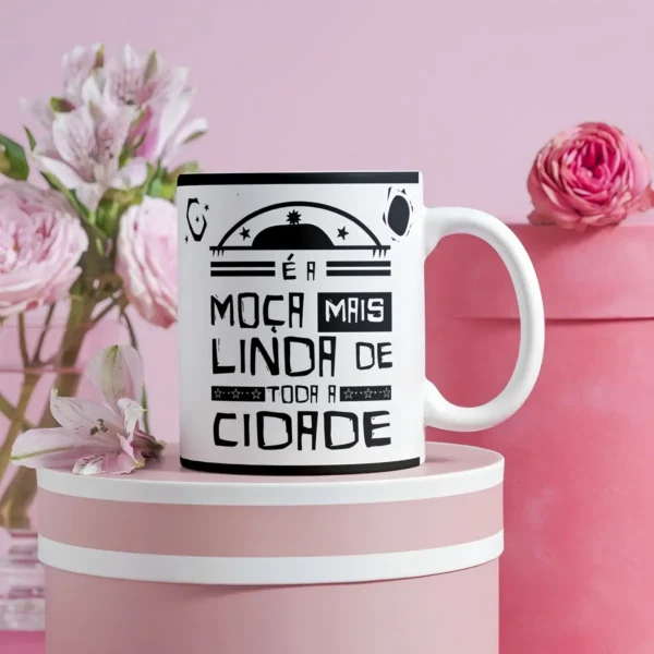 Gravura de Xilografia para Caneca do Dia dos Namorados - Imagem 3