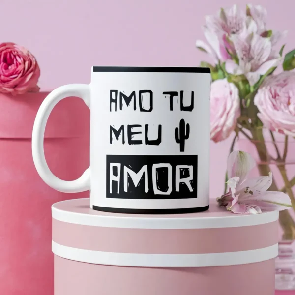 Gravura de Xilografia para Caneca do Dia dos Namorados - Imagem 4