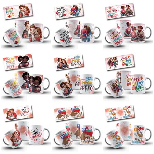 Decore Canecas para o Dia dos Namorados - Arquivos JPG - Imagem 2