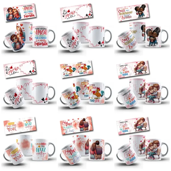 Decore Canecas para o Dia dos Namorados - Arquivos JPG - Imagem 3