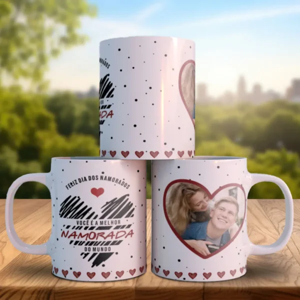 Templates para Canecas do Dia dos Namorados - Foto e Amor - Imagem 7