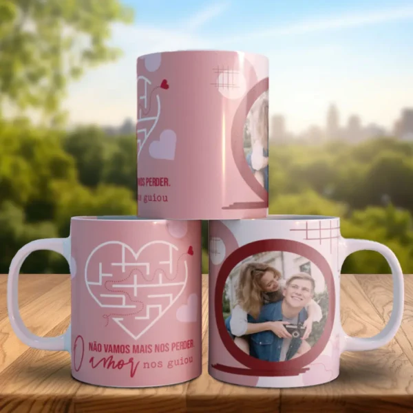 Templates para Canecas do Dia dos Namorados - Foto e Amor - Imagem 2