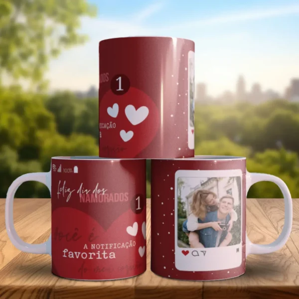 Templates para Canecas do Dia dos Namorados - Foto e Amor - Imagem 3