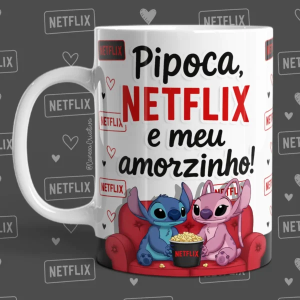Estampas Netflix para Canecas - Especial Namorados - Imagem 7