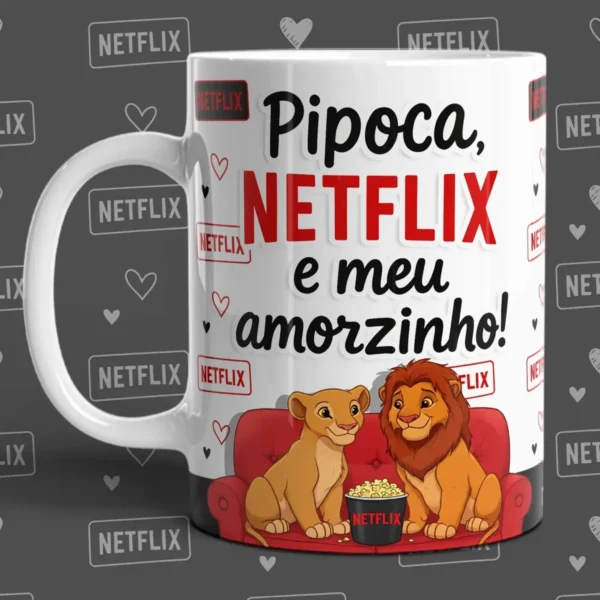 Estampas Netflix para Canecas - Especial Namorados - Imagem 3