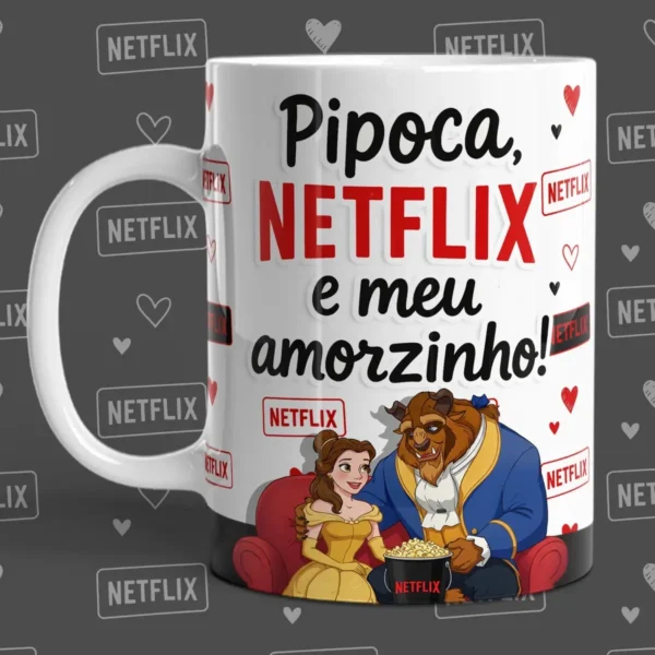 Estampas Netflix para Canecas - Especial Namorados - Imagem 4