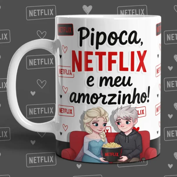 Estampas Netflix para Canecas - Especial Namorados - Imagem 10