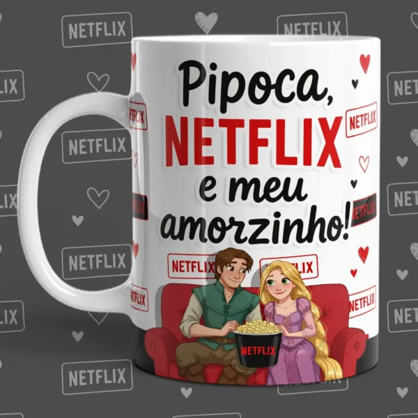 Estampas Netflix para Canecas - Especial Namorados - Imagem 5