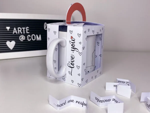 Arquivos para Personalização de Caneca e Maleta Amorosa - Imagem 5