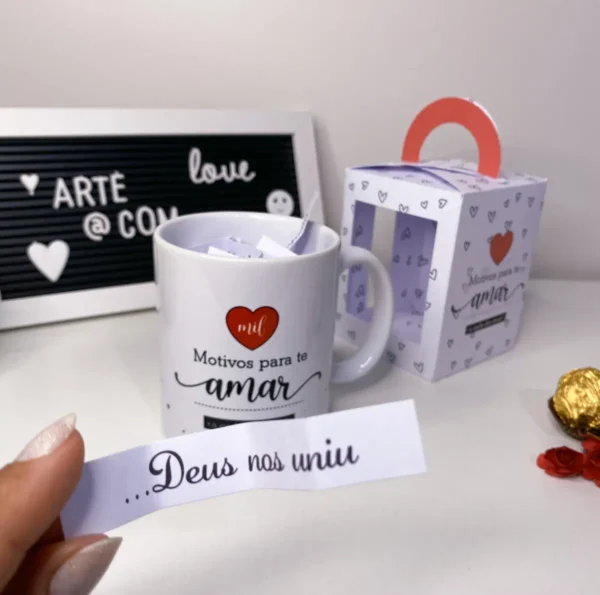 Arquivos para Personalização de Caneca e Maleta Amorosa - Imagem 4