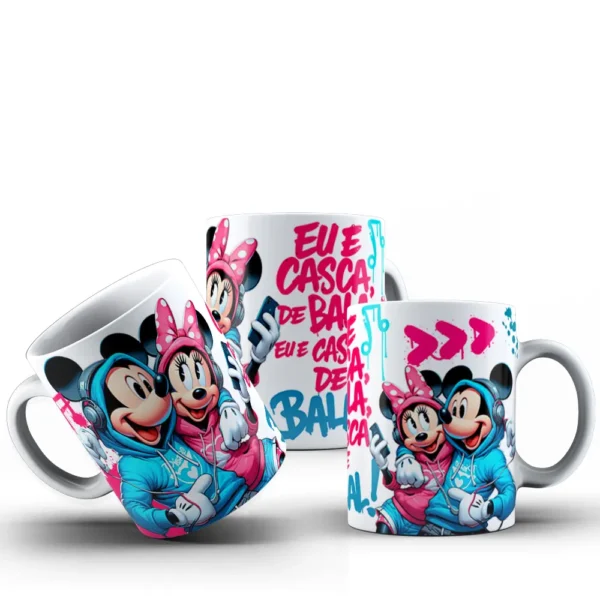 Coleção de Estampas Mickey e Minnie para Sublimação - Imagem 4