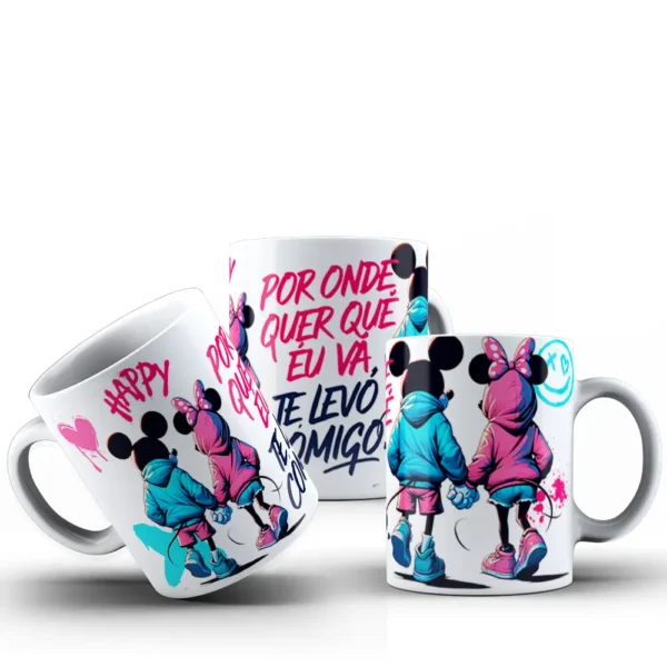 Coleção de Estampas Mickey e Minnie para Sublimação - Imagem 8