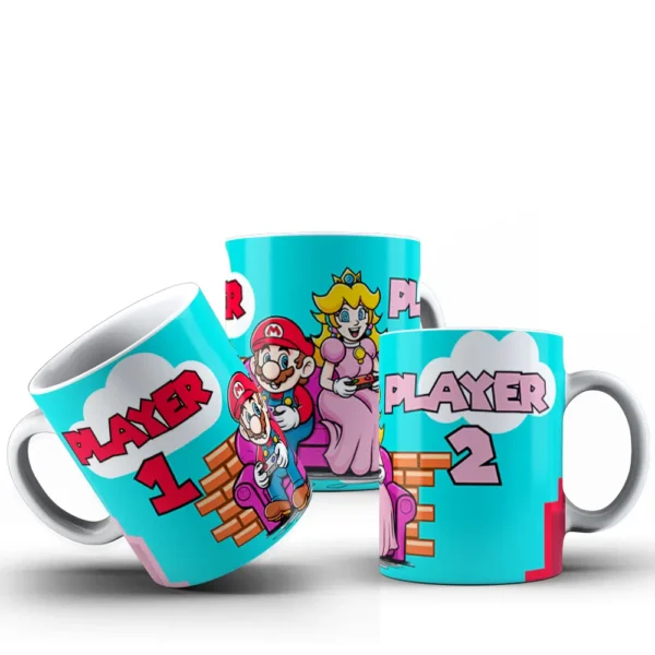 Super Mario Lover: Kit de Artes Caneca do Dia dos Namorados - Imagem 5