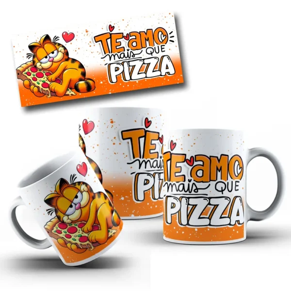 Estampas Garfield Personalizar Canecas no Dia dos Namorados - Imagem 2