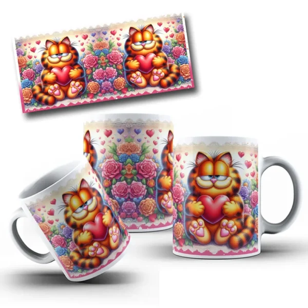 Estampas Garfield Personalizar Canecas no Dia dos Namorados - Imagem 7