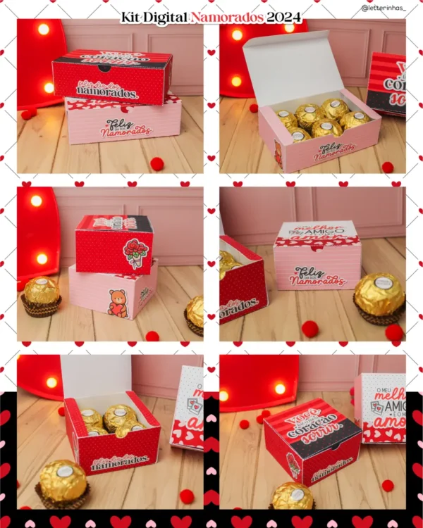 Presenteie com Criatividade: Kit Papelaria Dia dos Namorados - Imagem 4