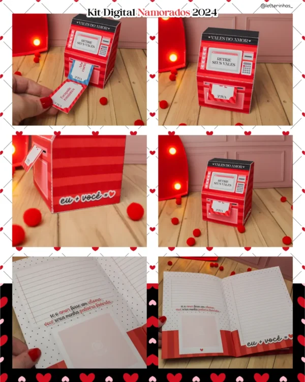 Presenteie com Criatividade: Kit Papelaria Dia dos Namorados - Imagem 5