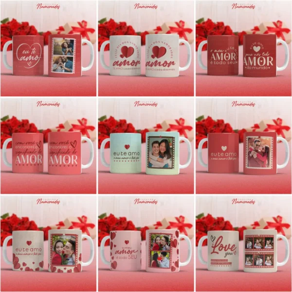 Pacote Romance - Arquivos JPG para Presentes Personalizados - Imagem 3