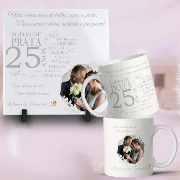 Celebre as Bodas com Canecas Personalizadas - Kit Digital - Imagem 9