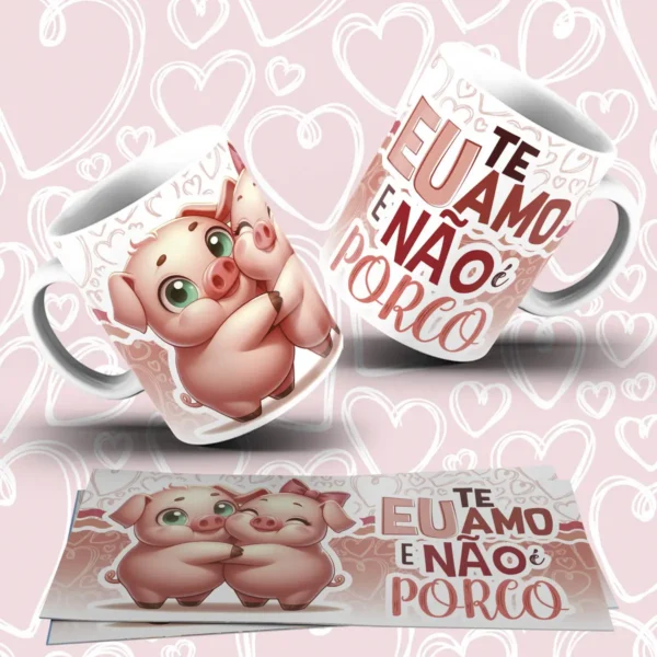 Templates para Sublimar Canecas no Dia dos Namorados - Imagem 3