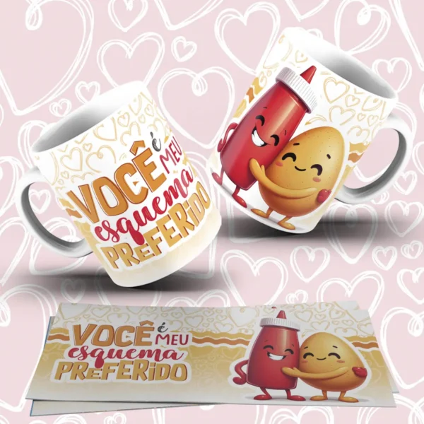 Templates para Sublimar Canecas no Dia dos Namorados - Imagem 7