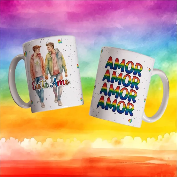 Kit Dia dos Namorados - Estampas para Sublimação em Canecas - Imagem 2