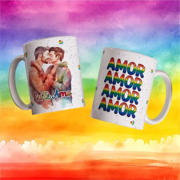 Kit Dia dos Namorados - Estampas para Sublimação em Canecas - Imagem 3