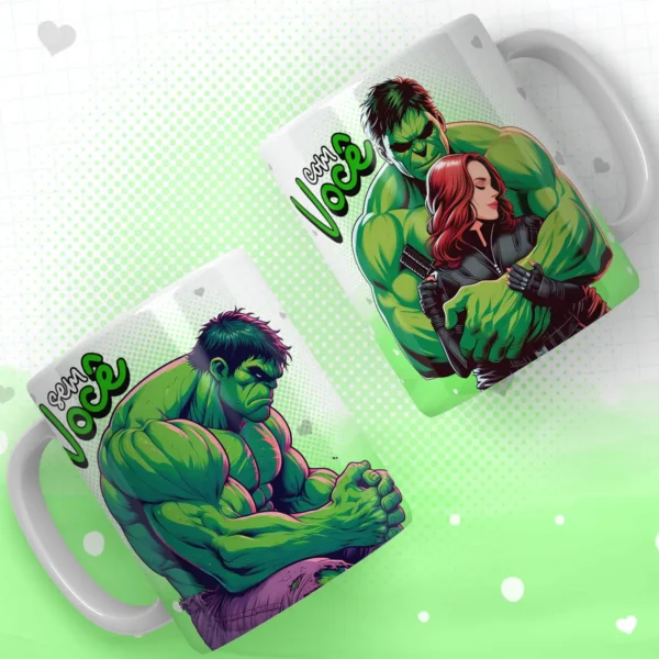 Arte Heróica para Canecas - Comemore o Amor - Imagem 6