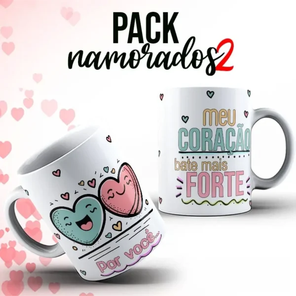 Presentes Personalizados: Arte para Canecas de Namorados - Imagem 2
